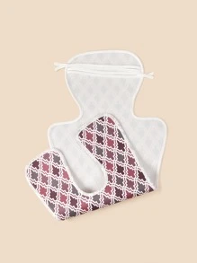 1pc Baby Leaf Print Seat Liner - Multicolor - View 5