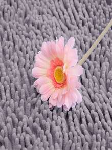 Alfombra de baño absorbente de chenilla sólida para decoración de baño y cocina