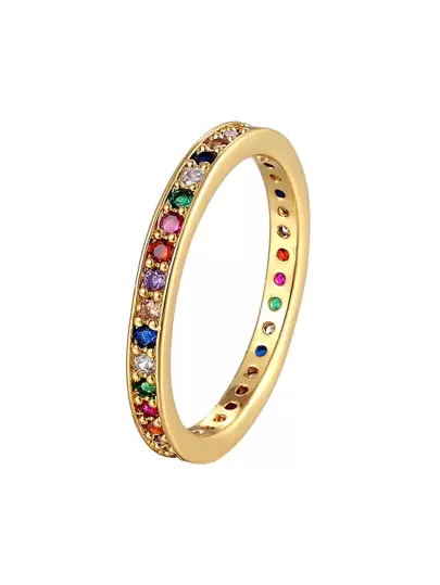 Cubic Zirconia Decor Ring