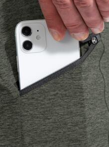 Quần short thể thao nam Thể thao - Màu xanh lá cây đậm - Xem 4