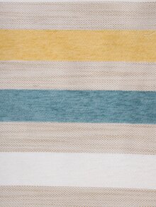 Miater 1pc Color Block Cushion Cover Without Filler - Multicolor - View 4