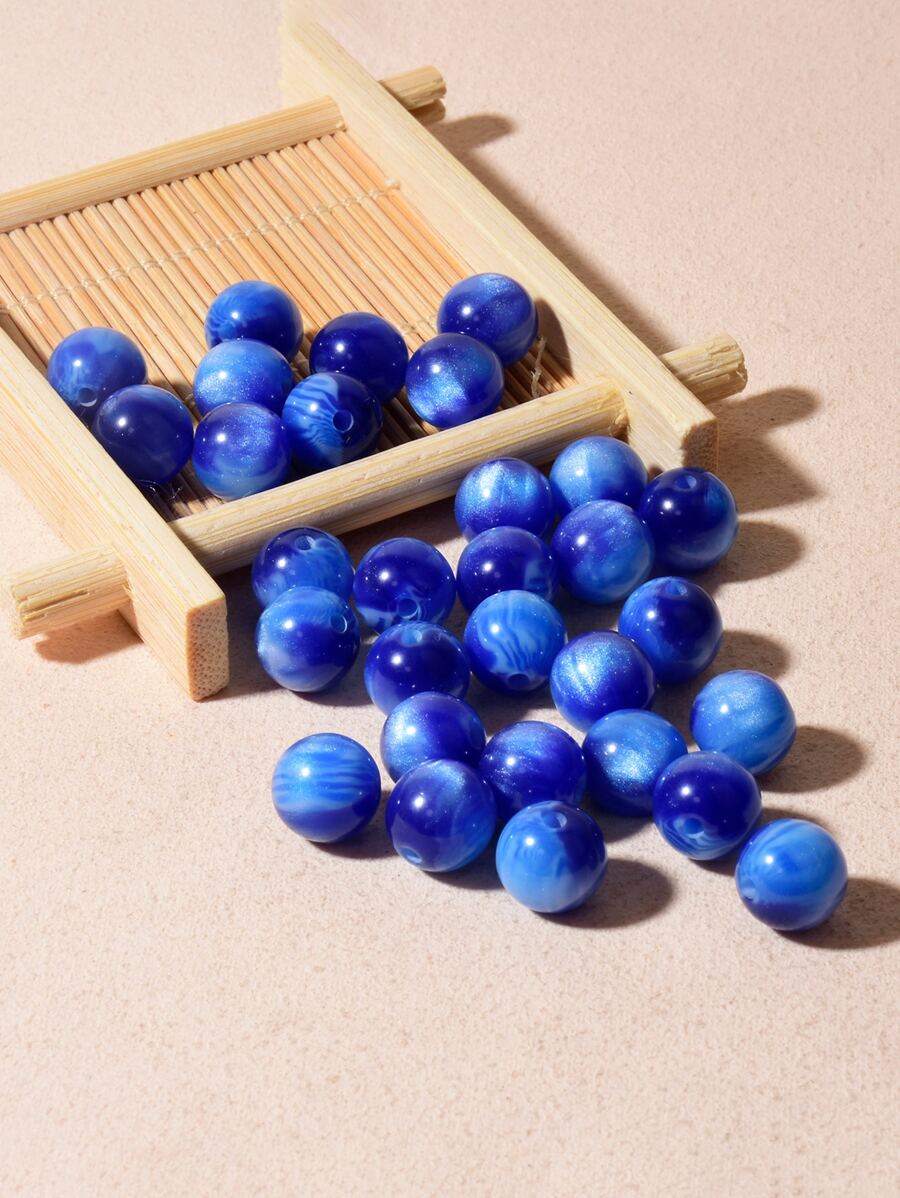 30入組DIY樹脂釘珠 - 藍色 - 查看 1