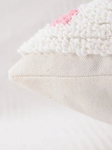 Floral Embroidered Cushion Cover Without Filler - Multicolor - View 3