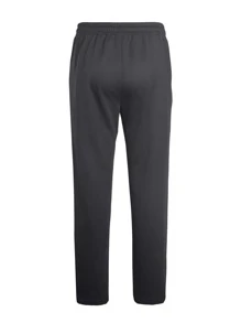 Manfinity LEGND Men Contrast Piping Drawstring Waist Sweatpants, Going Out Street Wear Long Color Block Sweatpants, For Husband, Boyfriend Gifts - Black - View 2