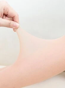 Toddler Girls Solid Tights - Apricot - View 3