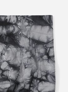 Yoga Trendy Quần Shorts Thể thao Nữ Ombre Cà vạt nhuộm - Nhiều màu - Xem 4