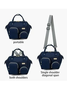 1pc Multifunctional Portable Diaper Bag
