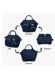 1pc Multifunctional Portable Diaper Bag