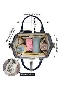 1pc Multifunctional Portable Diaper Bag