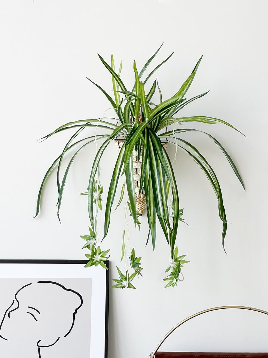 1 Pc Grandes Plantas Artificiais Penduradas Plantas Artificiais de