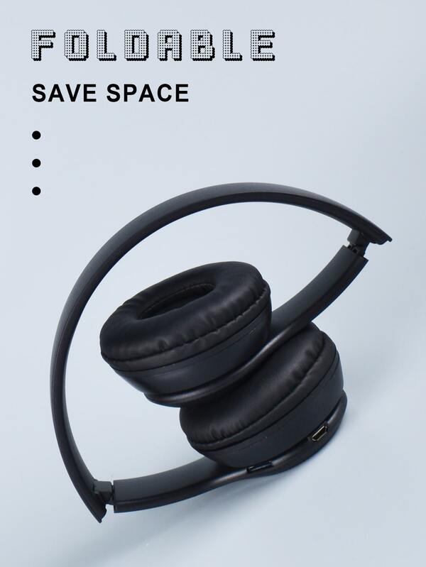 Kids Plain Foldable Wireless Headset SHEIN UK