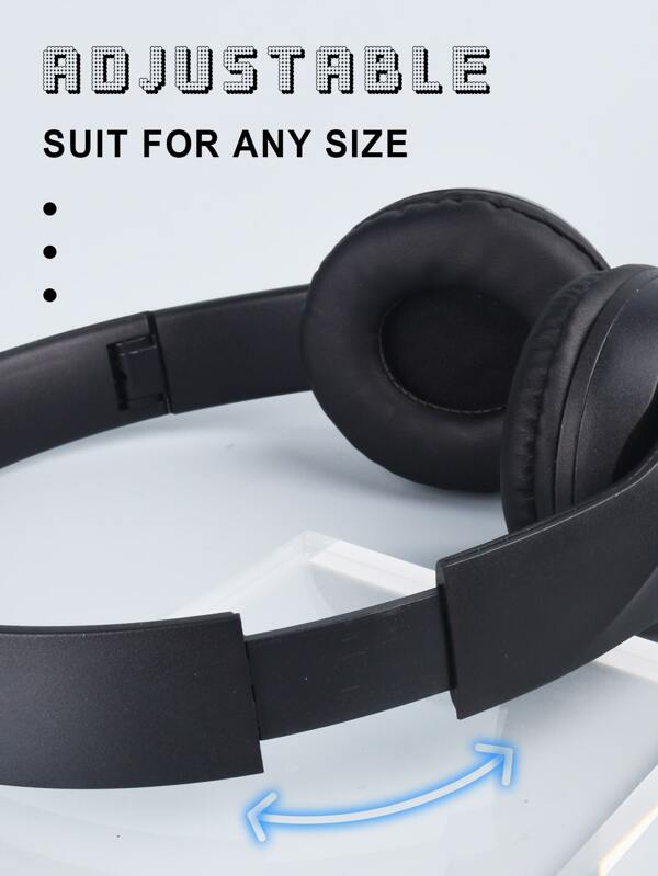 Kids Plain Foldable Wireless Headset SHEIN UK