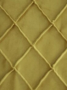 1pc Vỏ đệm Pintuck không có chất làm đầy - màu xanh lá - Xem 3