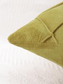 1pc Vỏ đệm Pintuck không có chất làm đầy - màu xanh lá - Xem 4