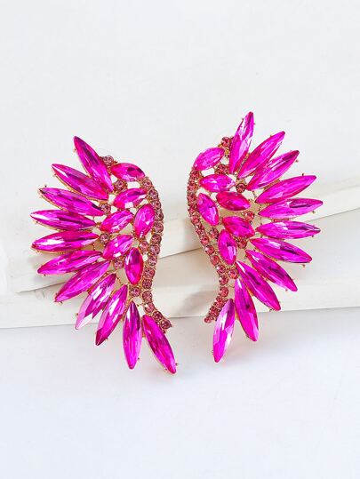 juran 水鑽機翼設計耳釘