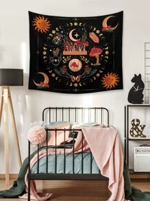 Thảm treo tường họa tiết nấm, Thảm treo tường - Nhiều màu - Xem 5