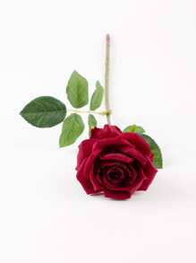 1 件/3 件/6 件，17.8 英寸/45 厘米人造花，人造单茎玫瑰，适用于家居装饰、室内卧室、镜子装饰、节日礼物、婚礼、秋季装饰、情人节花束 DIY 生日派对装饰、花园装饰、节日装饰、摄影道具、万圣节 - 彩色 - 查看 5