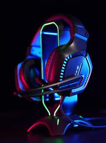 Unique Design Comfortable Headset Led Gaming Headphones - Blue - View 3