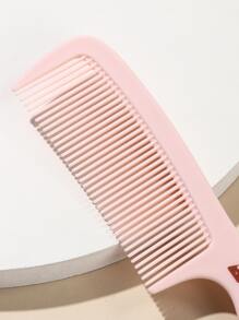 1 chiếc Lược chải tóc họa tiết hình thỏ & chữ cái hoạt hình dành cho tóc dày xoăn dài gợn sóng, gỡ rối cho tóc ướt và khô Chống tĩnh điện cho mọi loại tóc, lược cắt tóc, lược chải tóc cho nữ và nam - Hồng - Xem 3