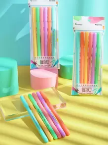 6pcs Random Color Marker - Multicolor - View 5