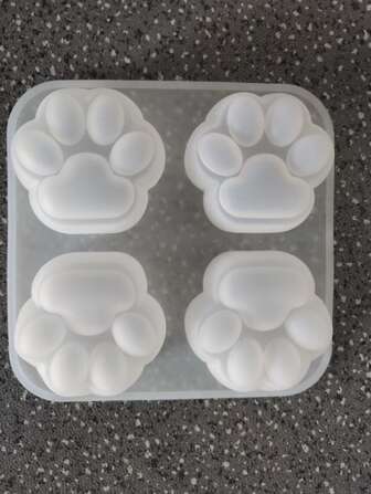 1pc Cat Paw Shaped DIY Silicone Mold