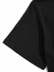 Manfinity EMRG Camisetas de hombre entalladas con cuello redondo, manga corta y estampado de osos divertido y holográfico, fabricadas en poliéster para verano.
