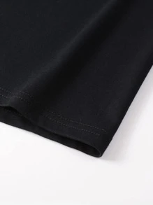Manfinity EMRG Camisetas de hombre entalladas con cuello redondo, manga corta y estampado de osos divertido y holográfico, fabricadas en poliéster para verano.