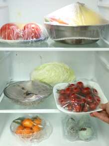 100 piezas Funda transparente alimento almacenamiento - transparente - Ver 7