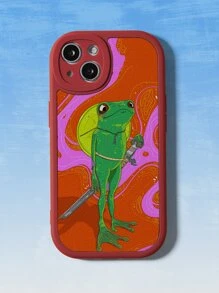 ArloShelleyQuartz Frog Pattern Phone Case - Multicolor - View 1
