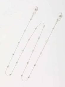 2pcs Minimalist Face Covering Chain - Multicolor - View 3