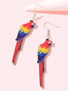 Bông tai thả vẹt - Nhiều màu - Xem 4