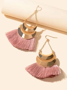 流蘇耳墜 - 彩色 - 查看 3