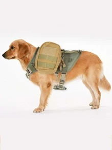 1 pieza Arnés para mascotas - Verde Oscuro - Ver 2