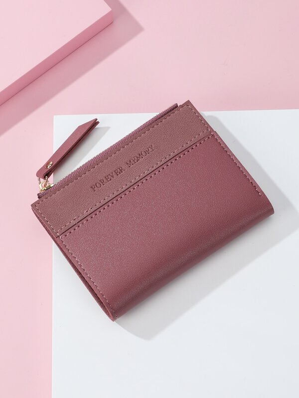 Letter Graphic Small Coin Pocket Small ID Window Zipper Women Wallet Mini Lightweight Credit Card Portable Cash Minimalist Fashion Modern Business Anniversary On Valentine Day For Birthday Gift Women Girls Lady Female For Anniversary For Birthday Gift For Gift Wallet Wallet Women Teacher Gifts Gift For Girlfriend Women Gifts Present Gifts For Teachers Wristlet Wallet School Supplies Teacher Gifts Back To School For Women Wallet Purse Wallet Small Wallet