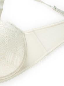 LUVLETTE Lingerie Double Up Lace Push-Up Bra - White - View 9