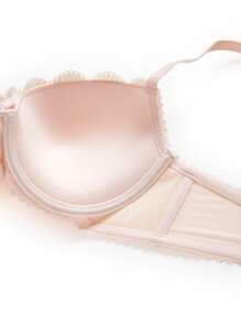 LUVLETTE Lingerie Double Up Lace Push-Up Bra - Pink - View 12