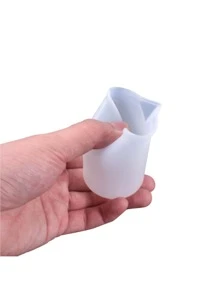 1pc 100ml Measuring Cup Design DIY Silicone Mold,Simple White Mold For DIY Lovers - White - View 4
