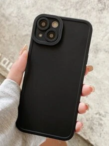 Vỏ điện thoại trơn tương thích với iPhone 11,IPhone 13,IPhone 14 Pro Max - màu đen - Xem 2