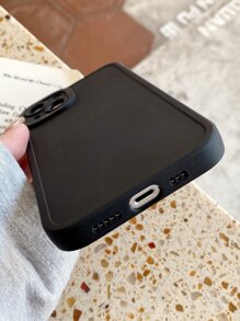 Vỏ điện thoại trơn tương thích với iPhone 11,IPhone 13,IPhone 14 Pro Max - màu đen - Xem 4