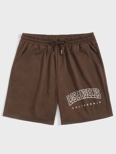 Prep Männer Shorts mit Buchstaben Grafik