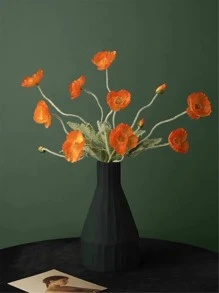 1 Nhân Tạo Hoa Anh Túc Hoa Lụa Thân Dài Tân Gia Vườn Bàn Cưới Tự Làm Tiệc Cưới Cô Dâu Hoa Trang Trí - trái cam - Xem 5