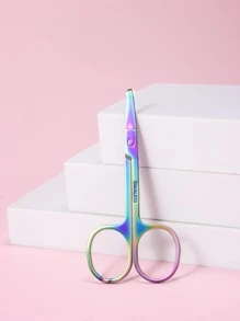 Carbon Steel Nose Hair Scissors - Multicolor - View 1