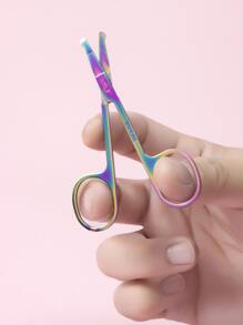 Carbon Steel Nose Hair Scissors - Multicolor - View 4