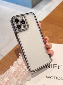 Vỏ điện thoại khung tương phản long lanh - màu đen - Xem 1