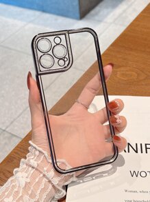 Vỏ điện thoại khung tương phản long lanh - màu đen - Xem 3