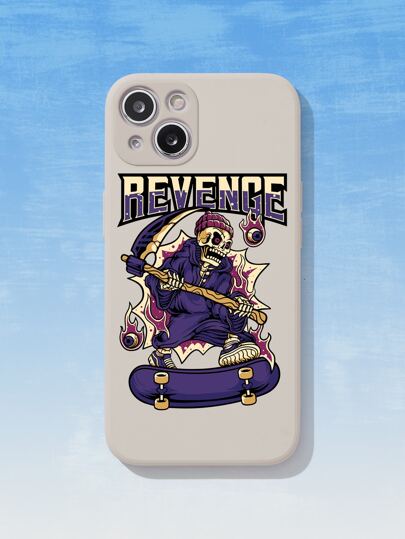 Welnust Custodia per telefono con modello scheletro