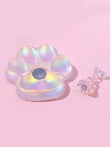 1入組假指甲和1入組貓爪形狀美甲底座支架 - 彩色 - 查看 2