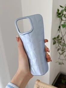 3D Diamond Texture Phone Case - Blue - View 2