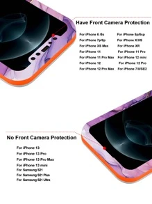 Funda para móvil con patrón de mármol - Multicolor - Ver 3