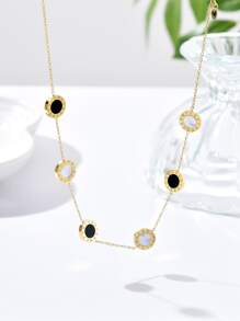 Dây chuyền Trang trí tròn - Vàng - Xem 4